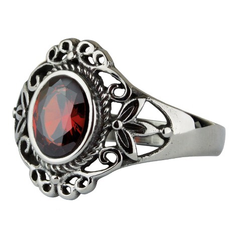 Ring Red Victorian Goth Edelstahl - vergleichen und günstig kaufen